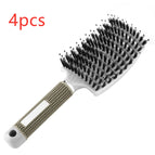 White / Brush / 4pcs