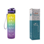 Purple blue gradient with box / 1L